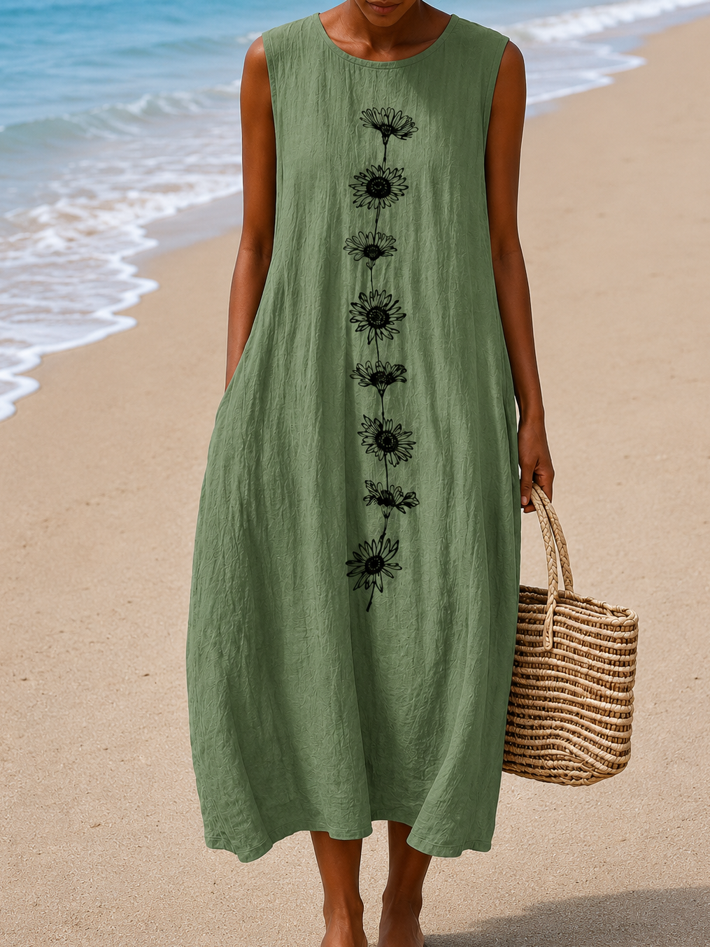 Cheryl - Women’s Casual Sleeveless Dress